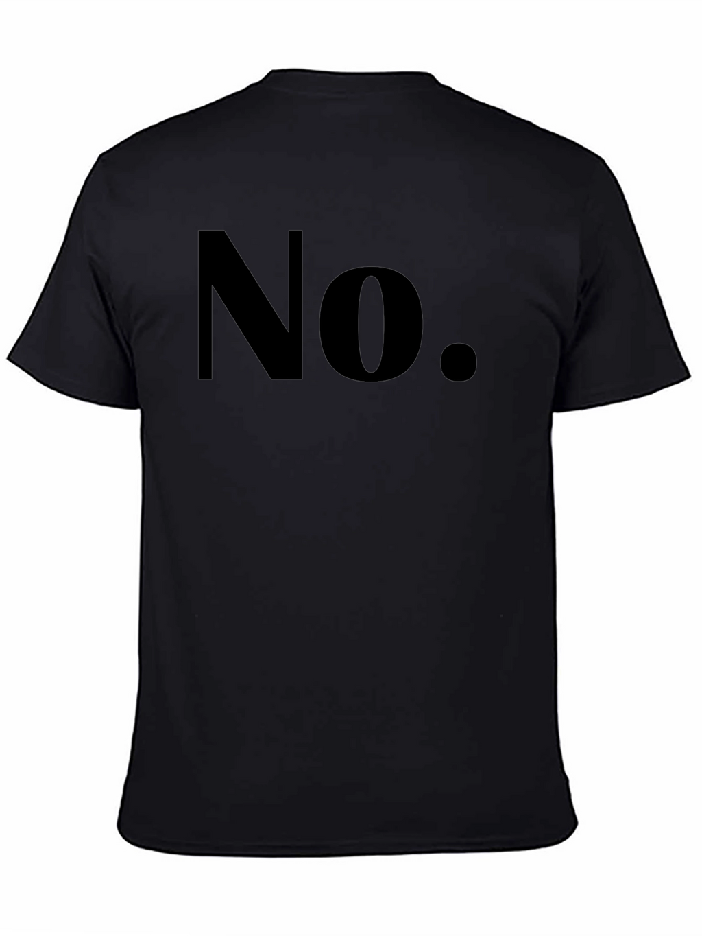 Mens No Graphic T-Shirt - Bold & Casual