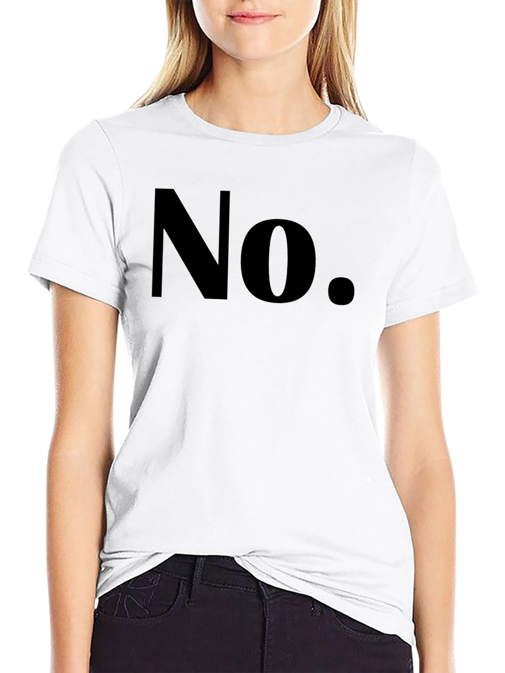 Mens No Graphic T-Shirt - Bold & Casual