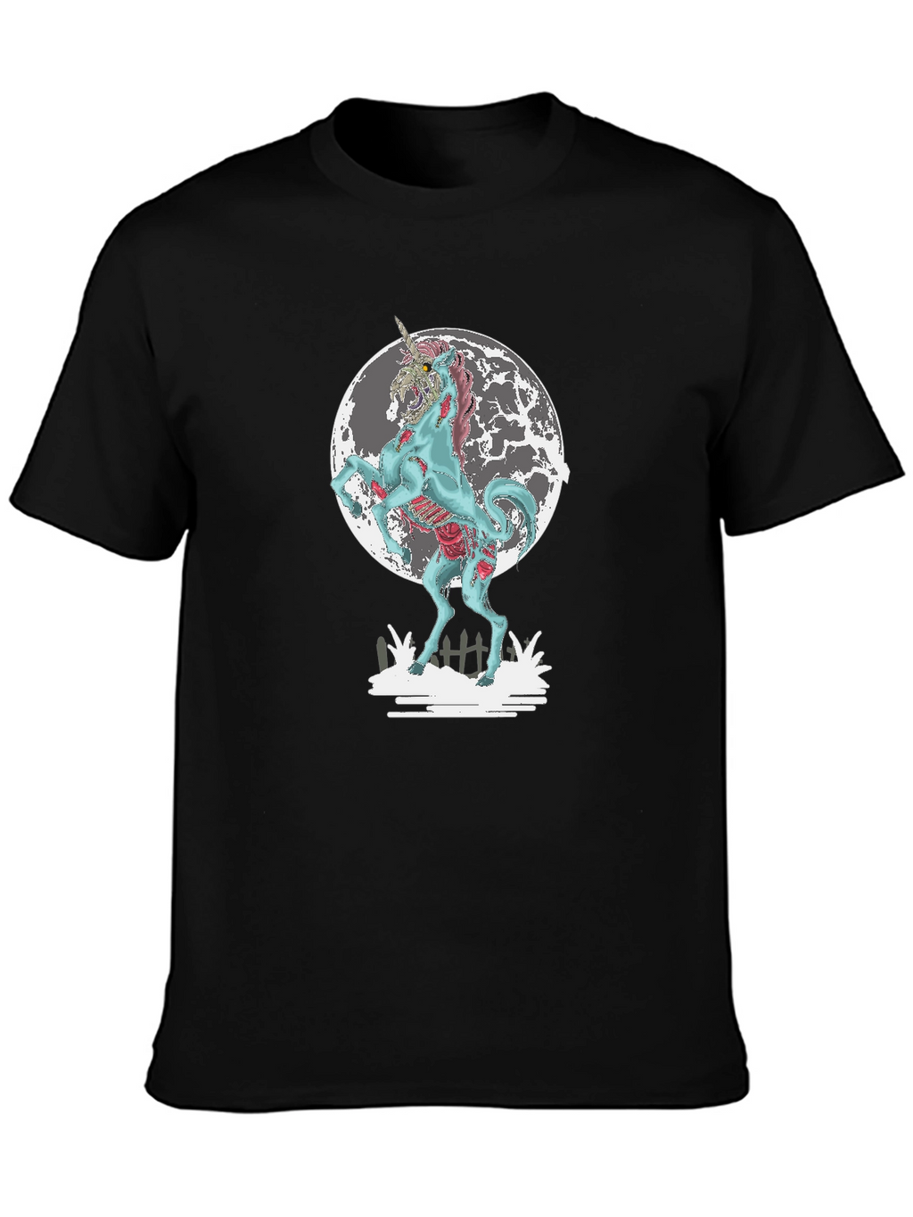 Zombie Unicorn Graphic T-Shirt