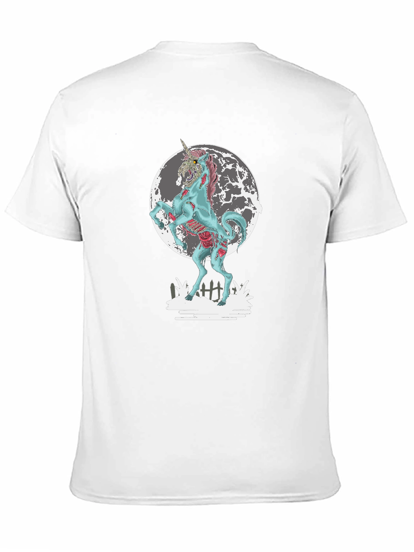 Zombie Unicorn Graphic T-Shirt