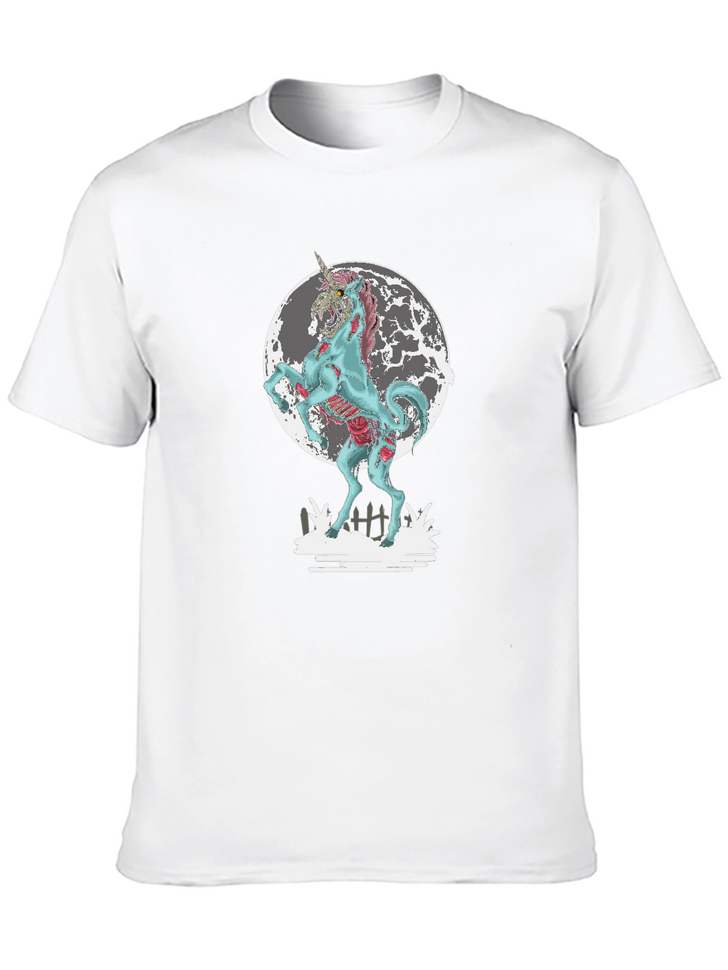 Zombie Unicorn Graphic T-Shirt