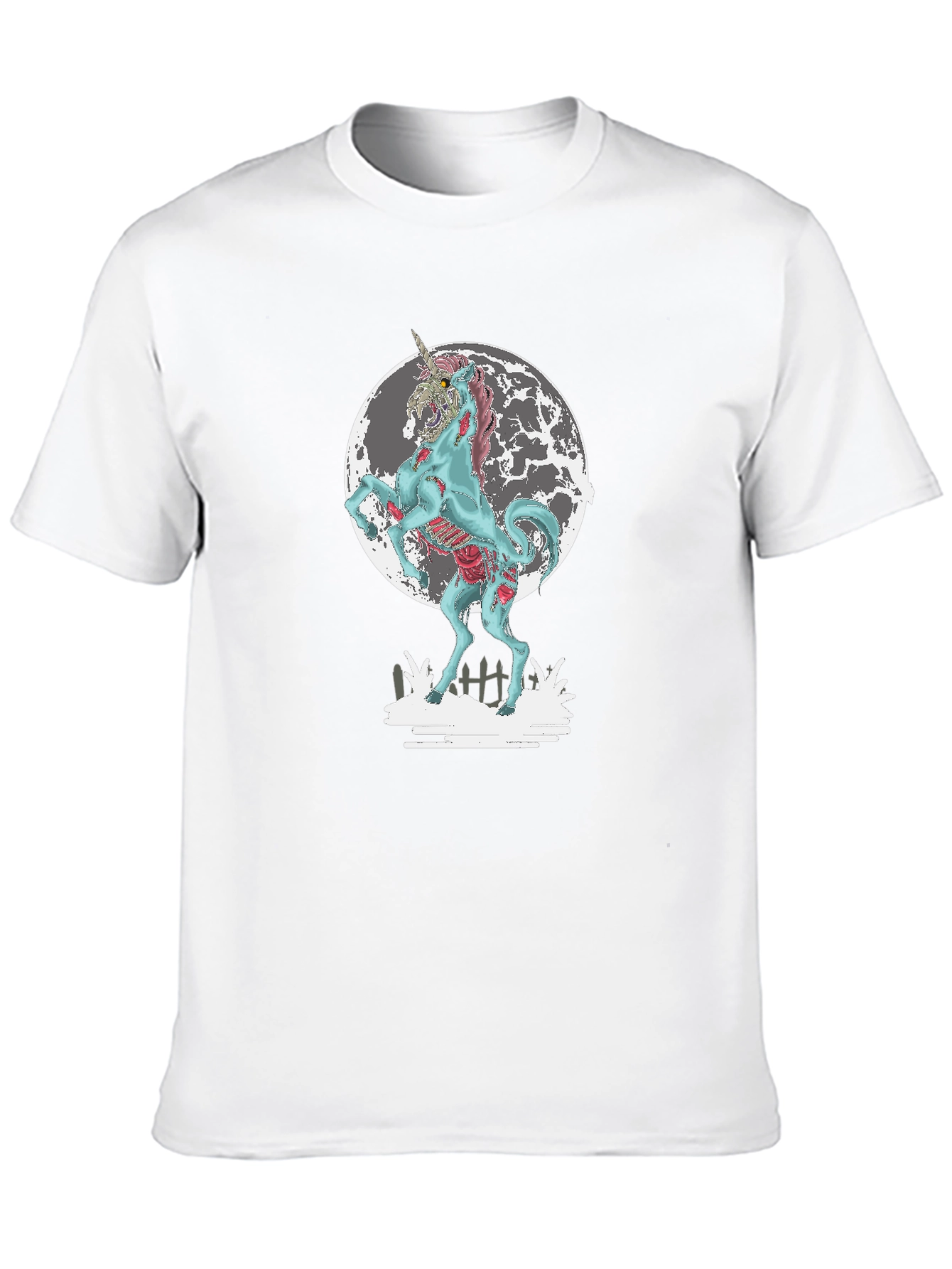 Zombie Unicorn Graphic T-Shirt