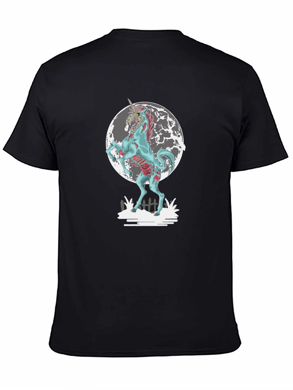 Zombie Unicorn Graphic T-Shirt