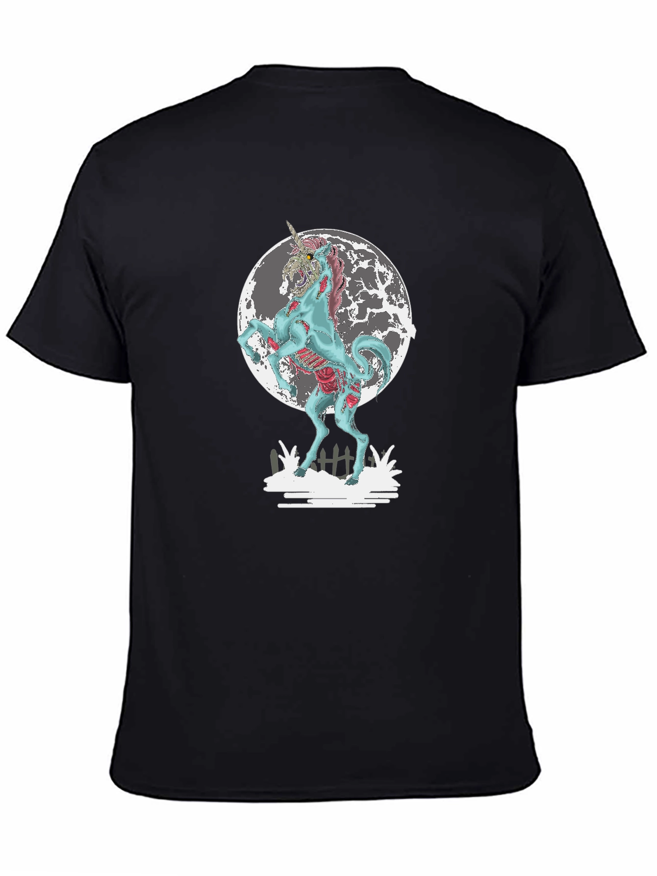 Zombie Unicorn Graphic T-Shirt