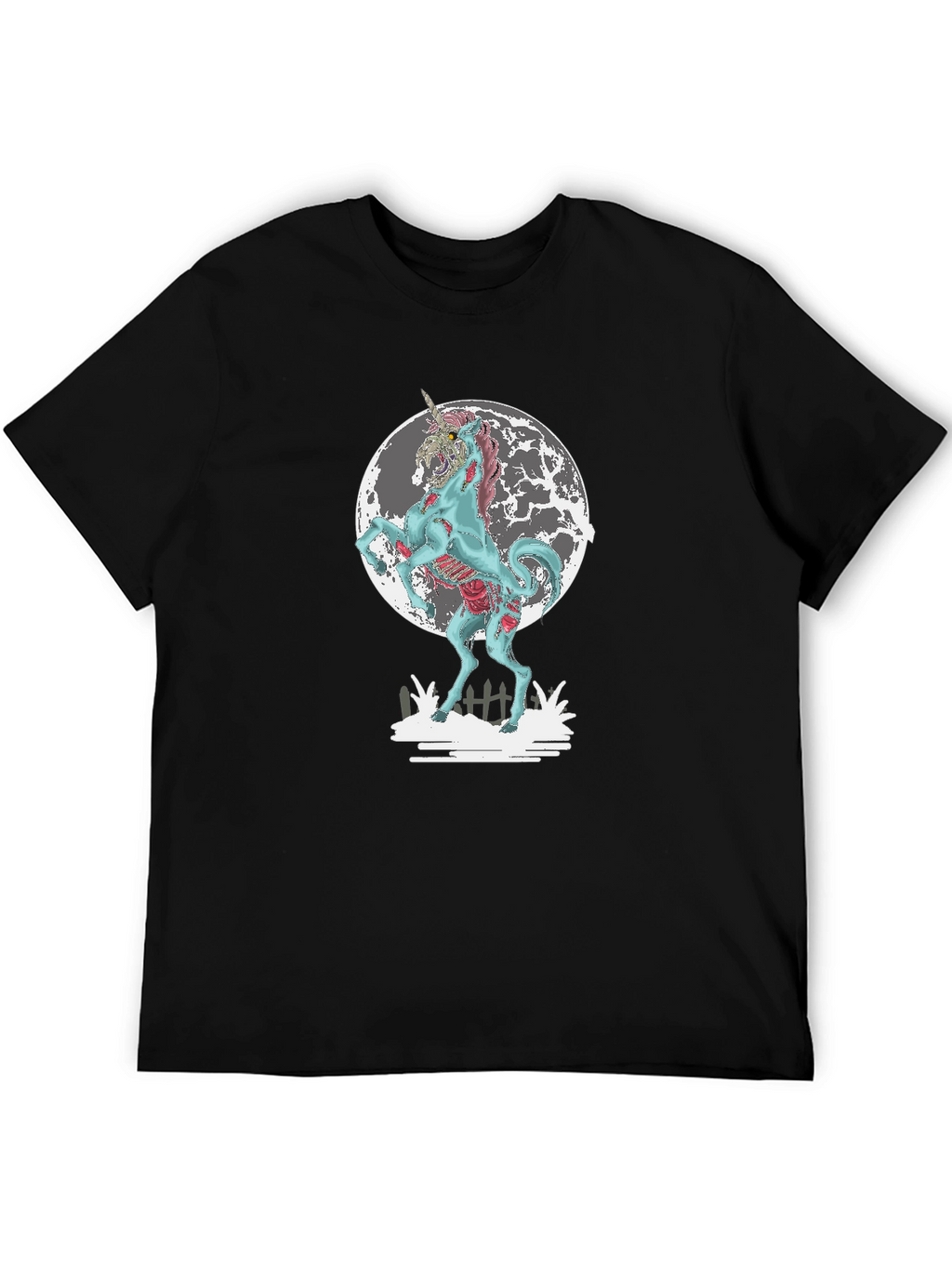 Zombie Unicorn Graphic T-Shirt