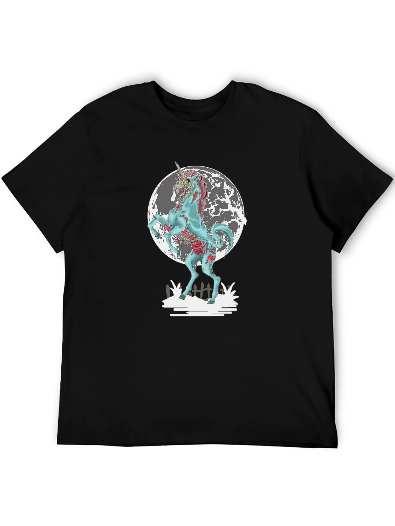 Zombie Unicorn Graphic T-Shirt