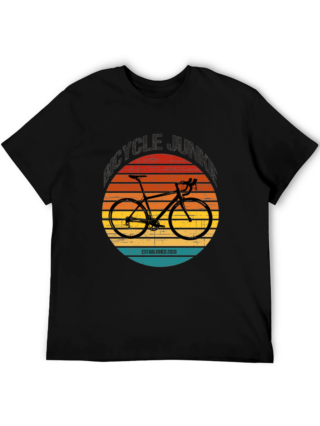 Bicycle Junkie Established 2020 T-Shirt