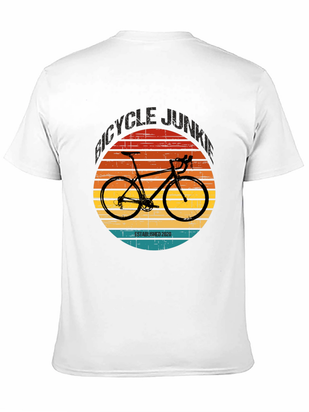 Bicycle Junkie Established 2020 T-Shirt