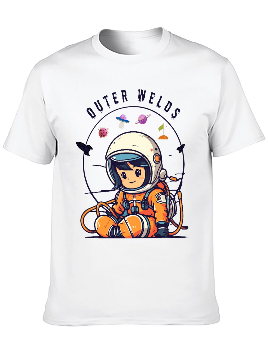 Outer Welds Astronaut Graphic Tee