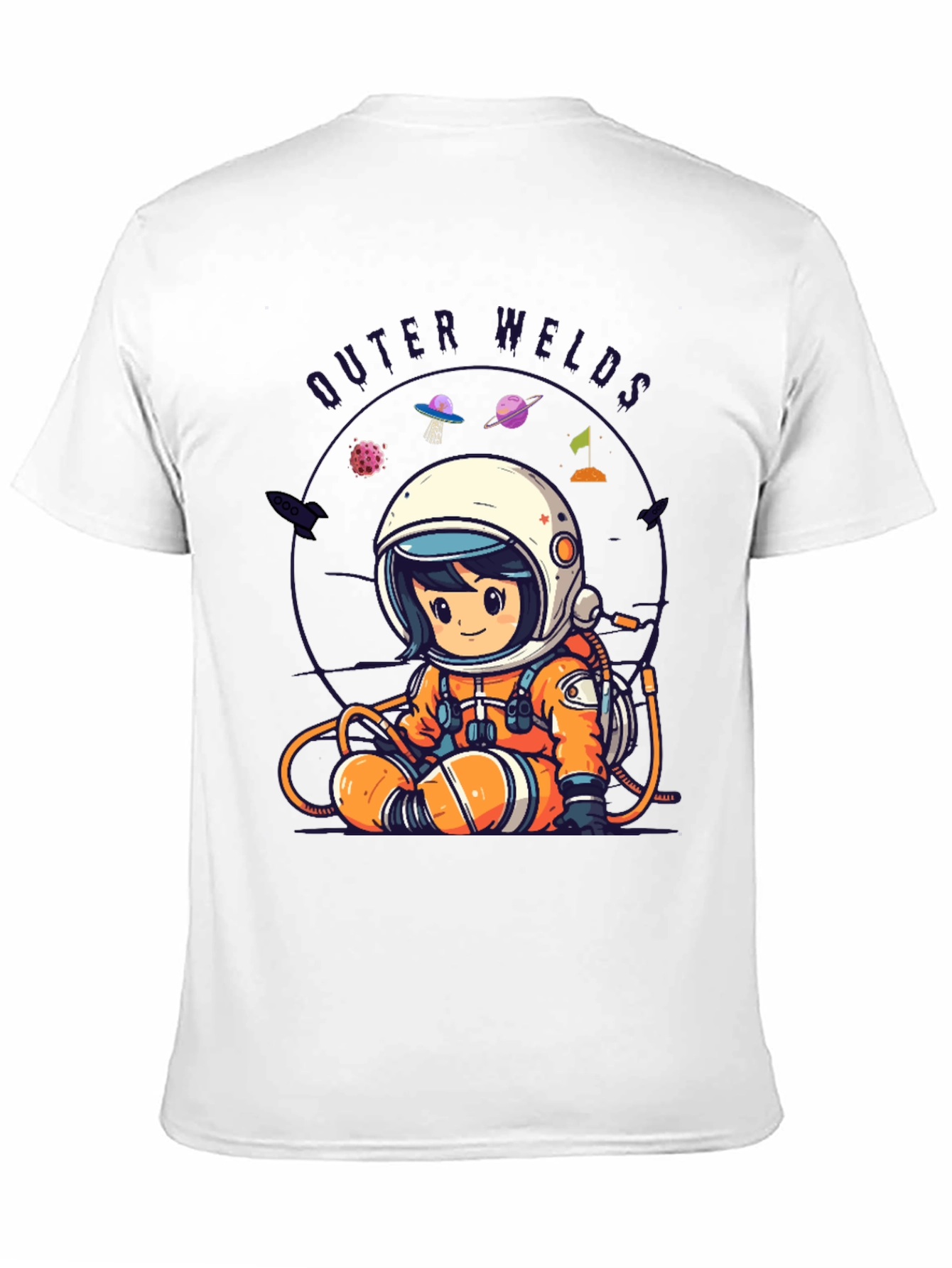 Outer Welds Astronaut Graphic Tee