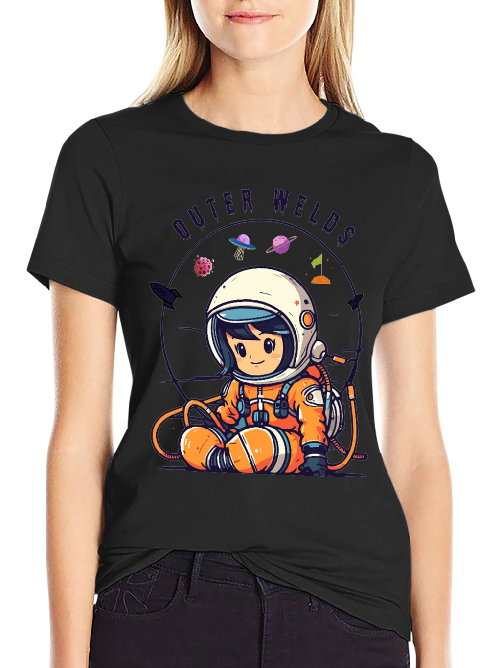 Outer Welds Astronaut Graphic Tee