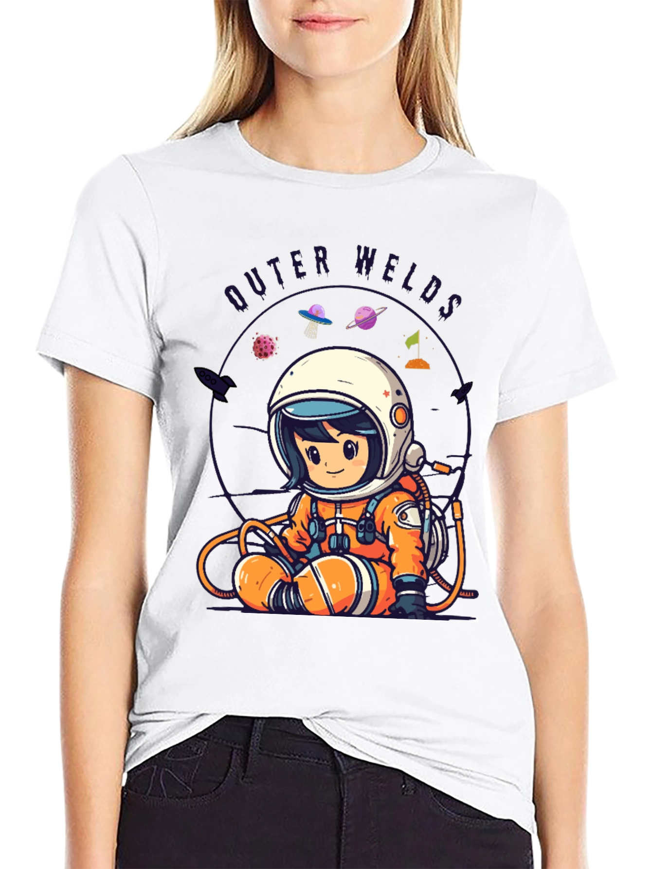 Outer Welds Astronaut Graphic Tee