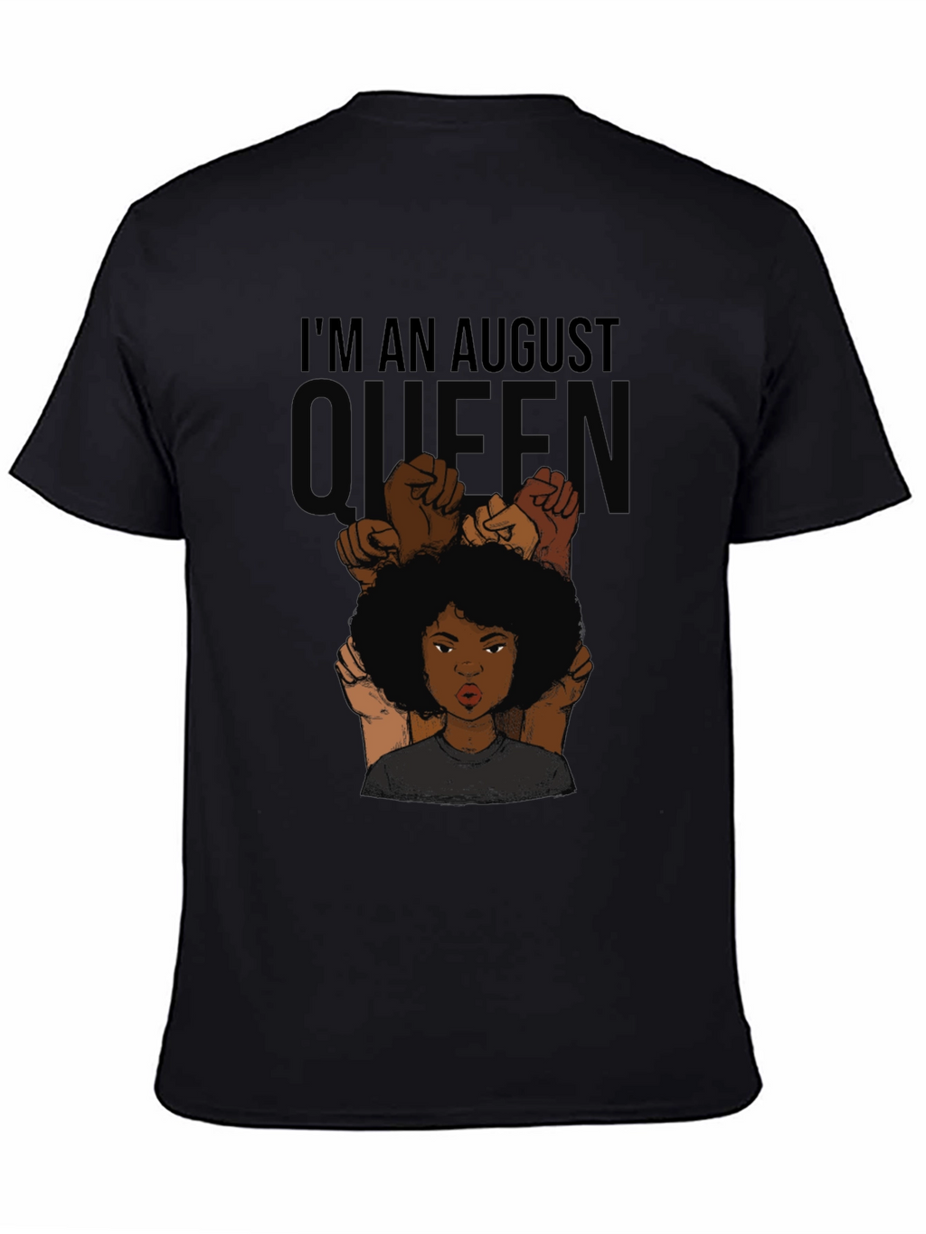 August Queen Black Pride T-Shirt
