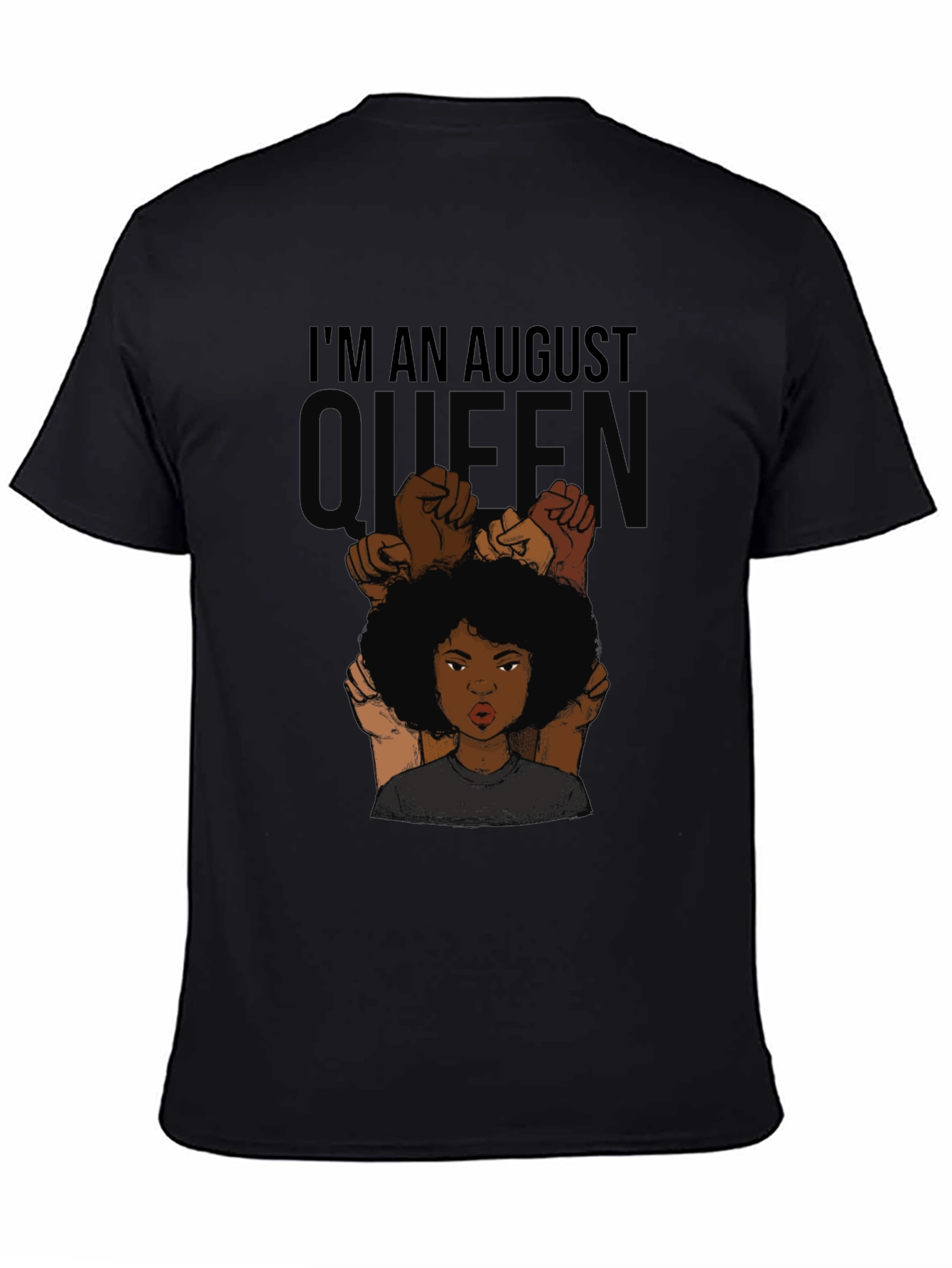 August Queen Black Pride T-Shirt