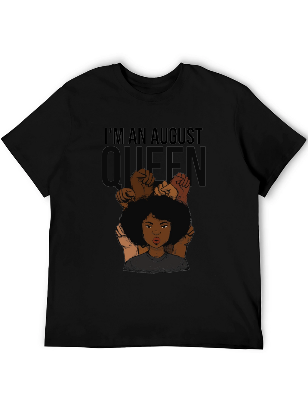 August Queen Black Pride T-Shirt