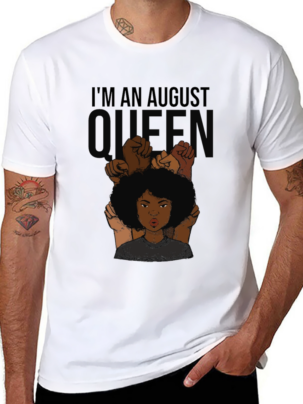 August Queen Black Pride T-Shirt