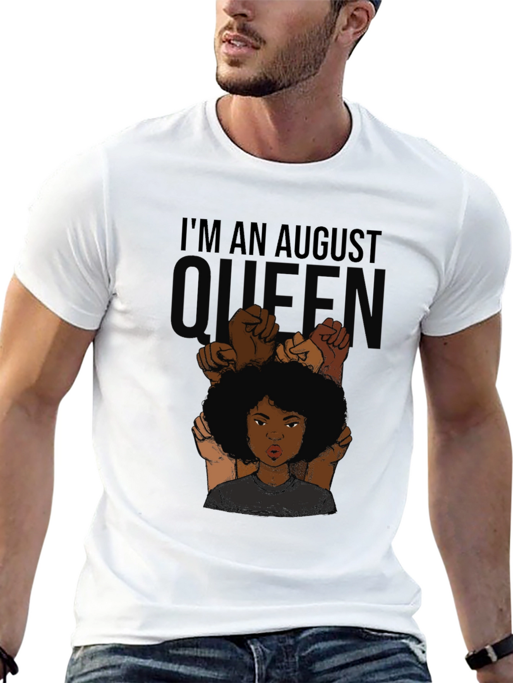 August Queen Black Pride T-Shirt
