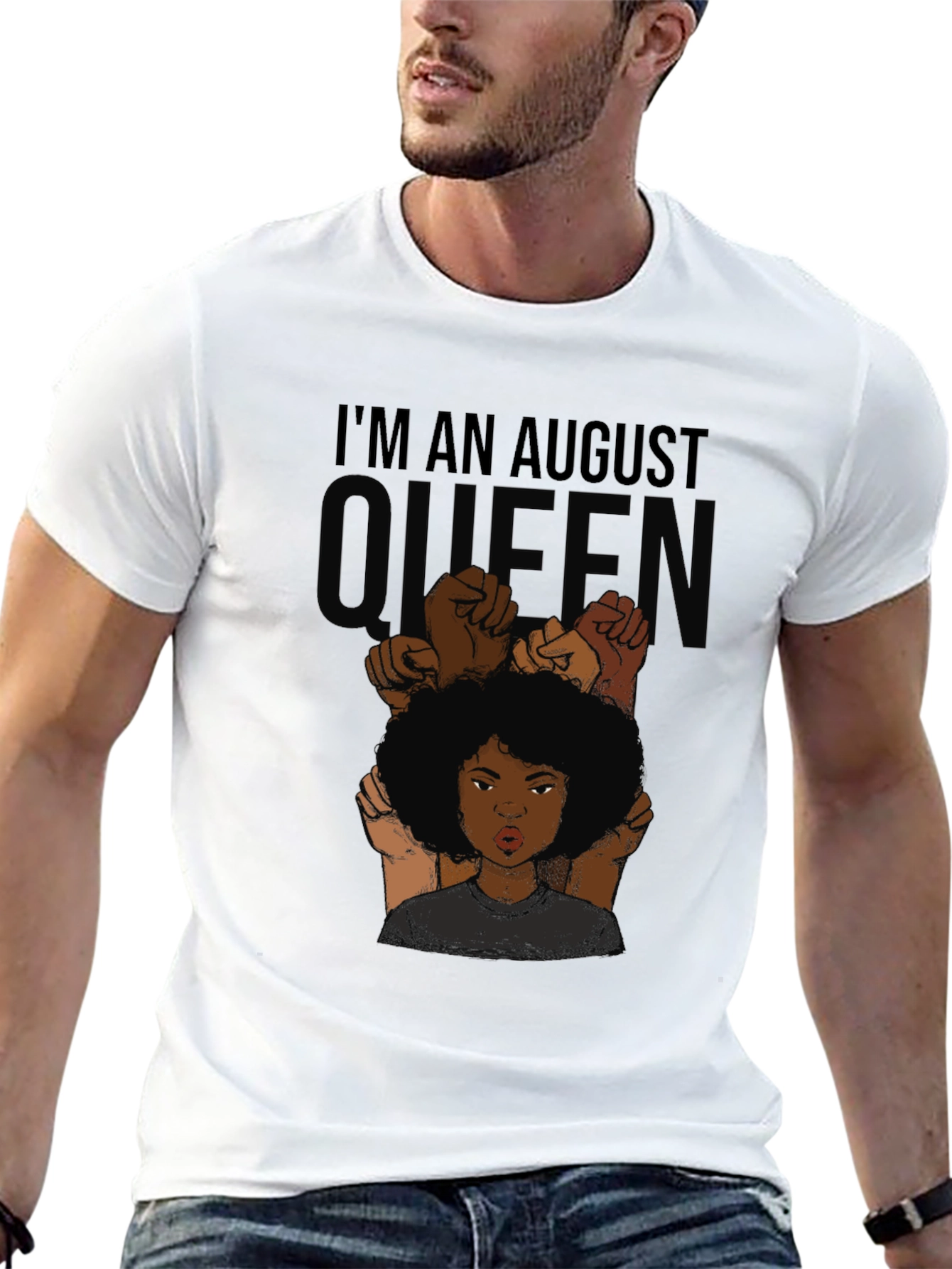 August Queen Black Pride T-Shirt