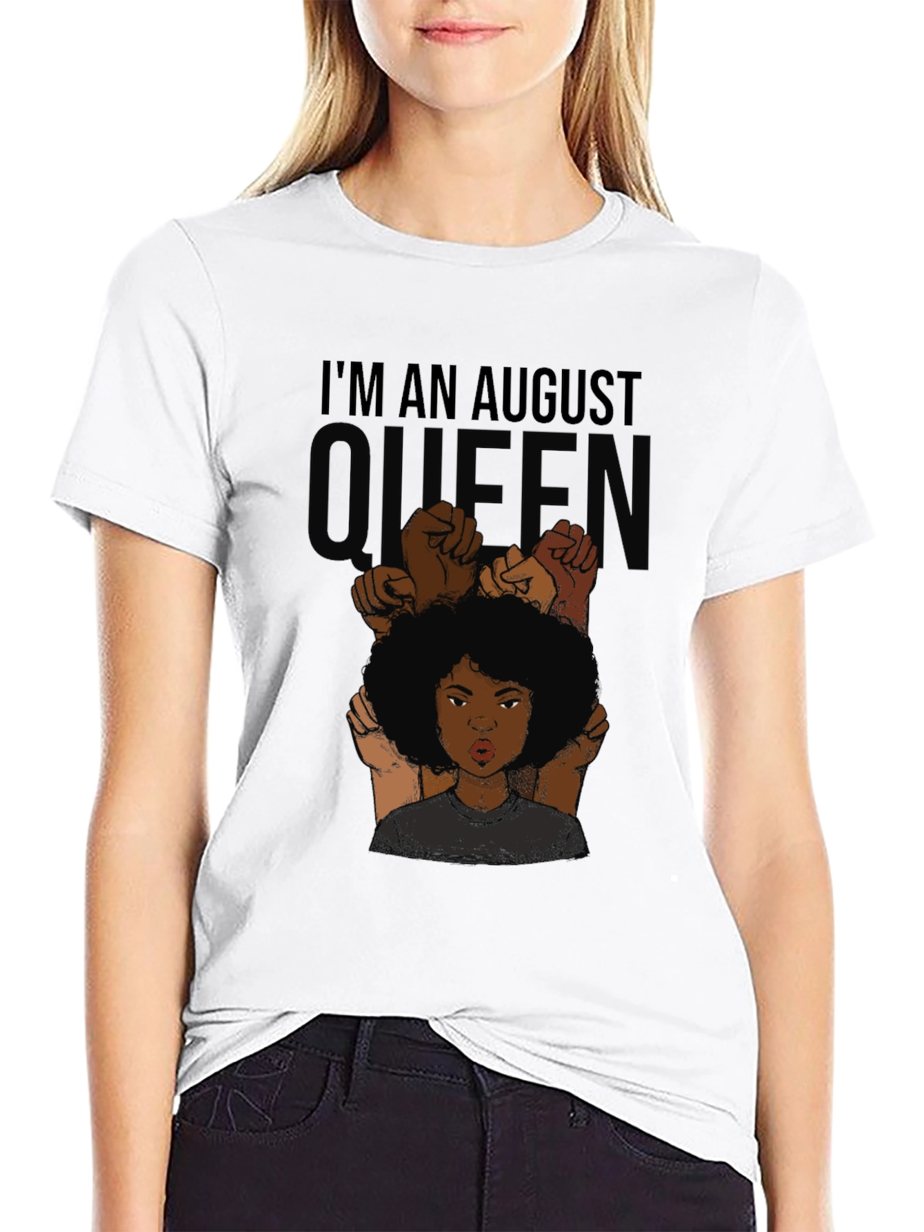 August Queen Black Pride T-Shirt