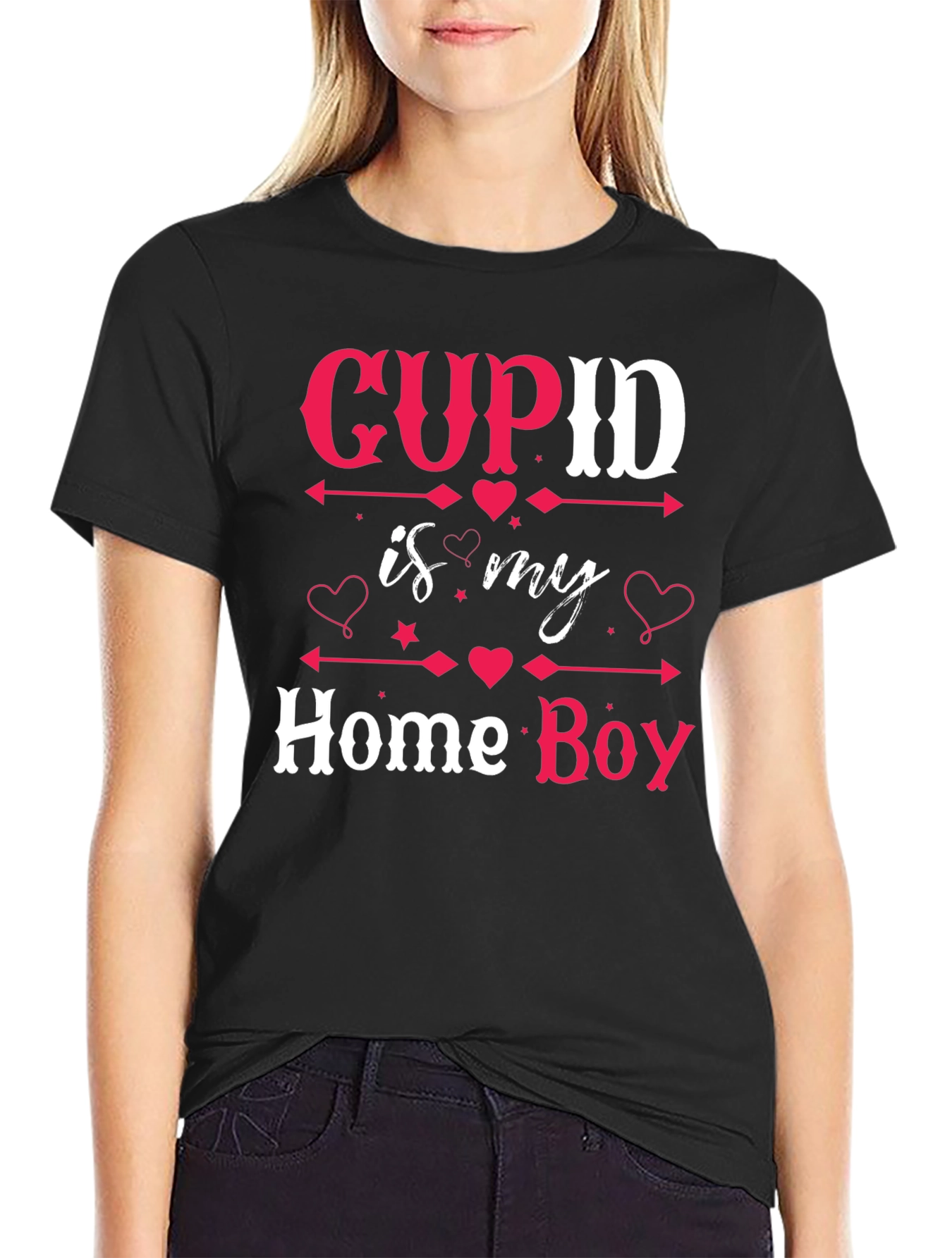 Cupid is My Home Boy Valentines Day T-Shirt