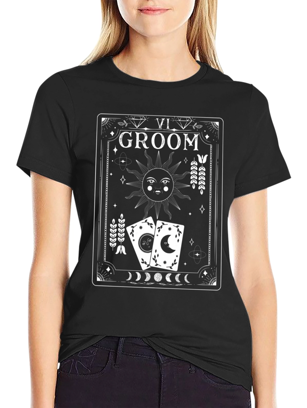 Groom Tarot Card Graphic Tee - Stylish Unisex Shirt