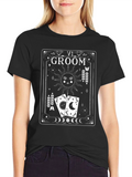 Groom Tarot Card Graphic Tee - Stylish Unisex Shirt