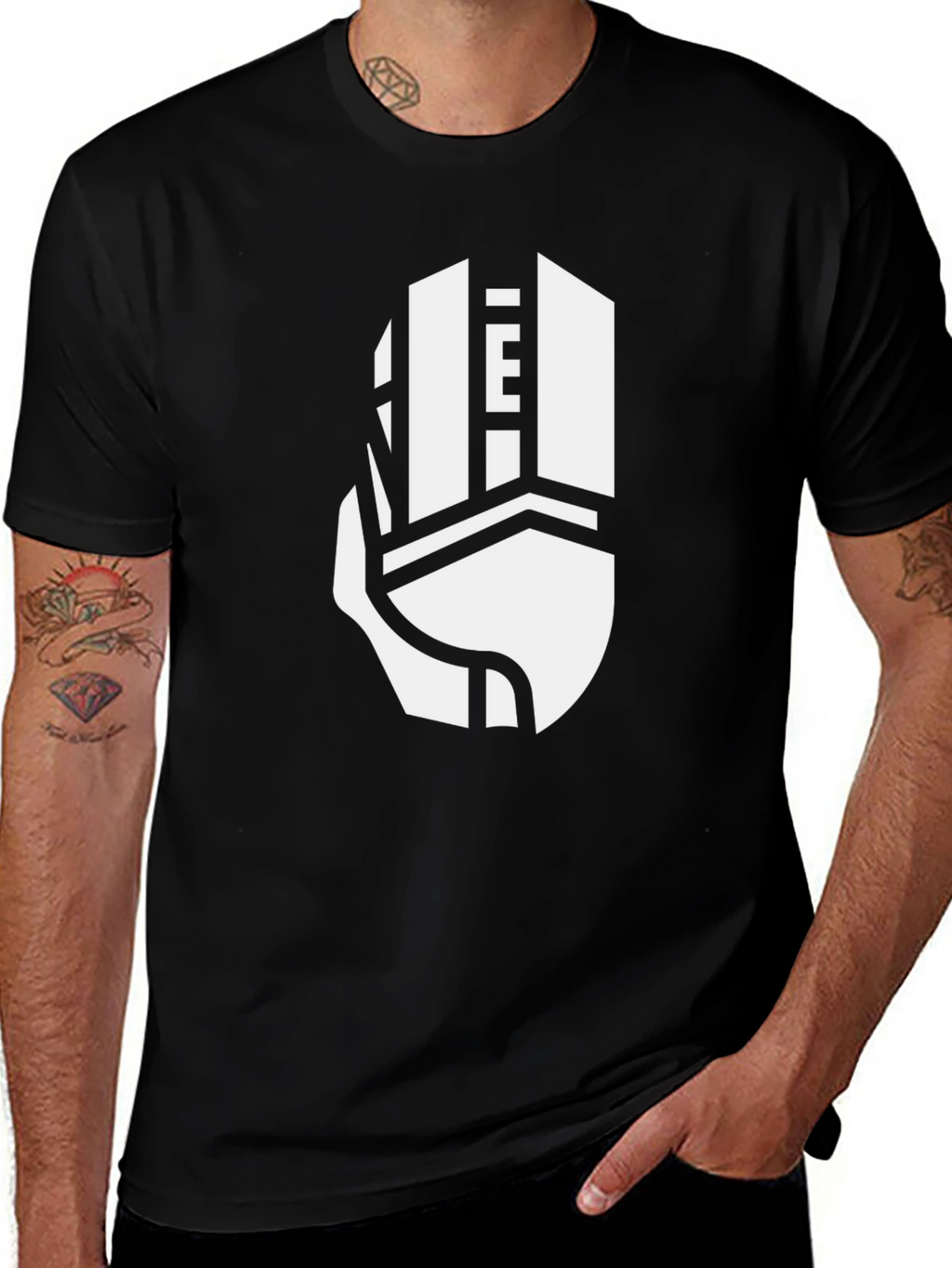 Gaming Mouse Graphic Tee - Black Cotton T-Shirt