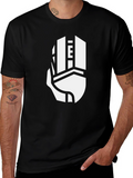 Gaming Mouse Graphic Tee - Black Cotton T-Shirt