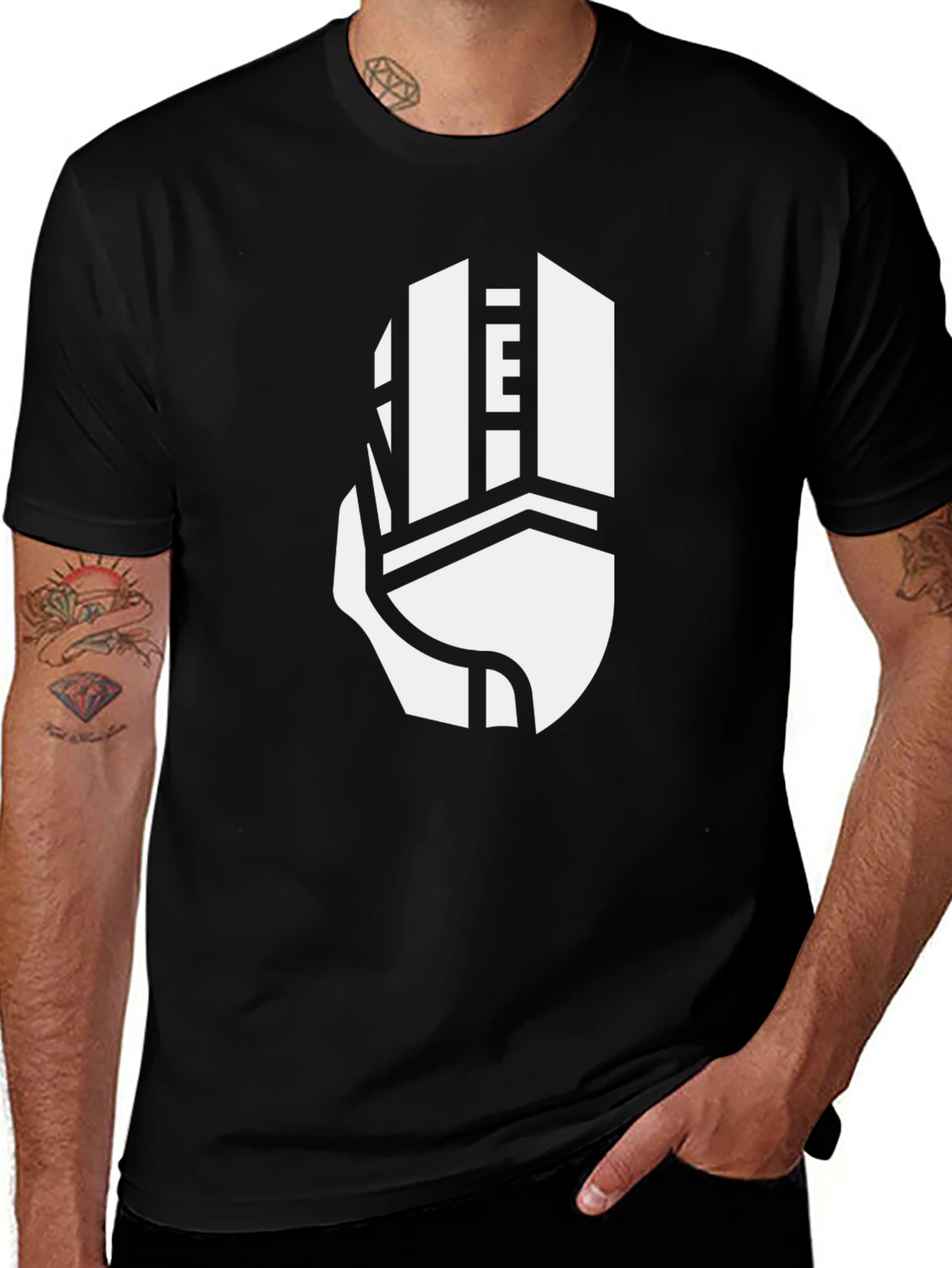 Gaming Mouse Graphic Tee - Black Cotton T-Shirt
