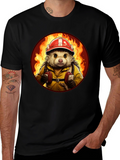 Firefighter Hedgehog T-Shirt