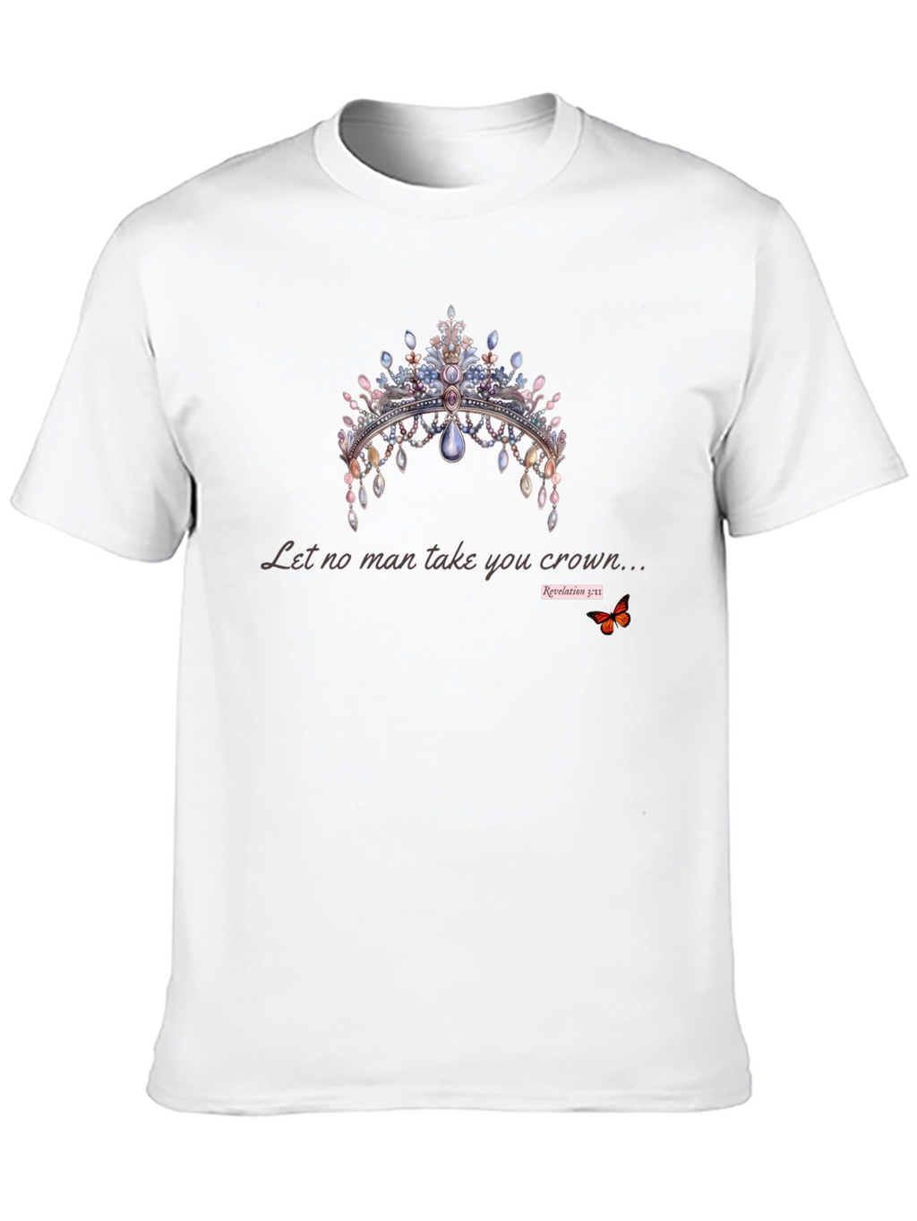 Crown Graphic T-Shirt - Let No Man Take You