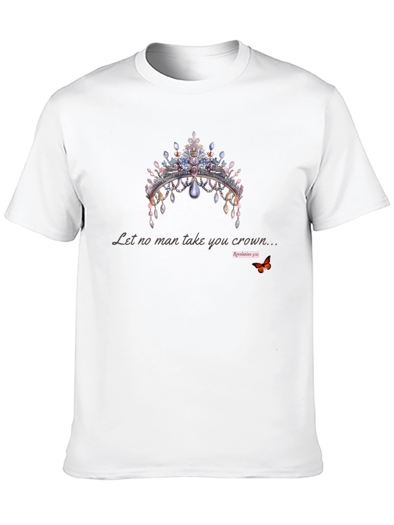 Crown Graphic T-Shirt - Let No Man Take You