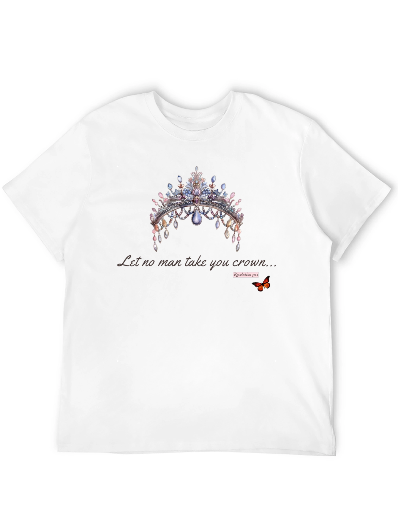 Crown Graphic T-Shirt - Let No Man Take You