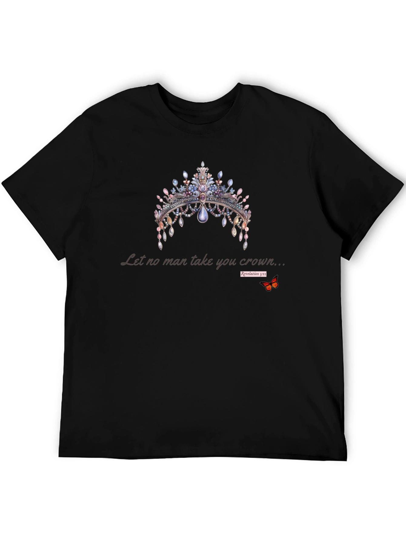 Crown Graphic T-Shirt - Let No Man Take You