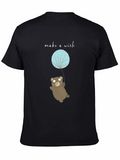 Make a Wish Bear Tee - Cute Graphic T-Shirt