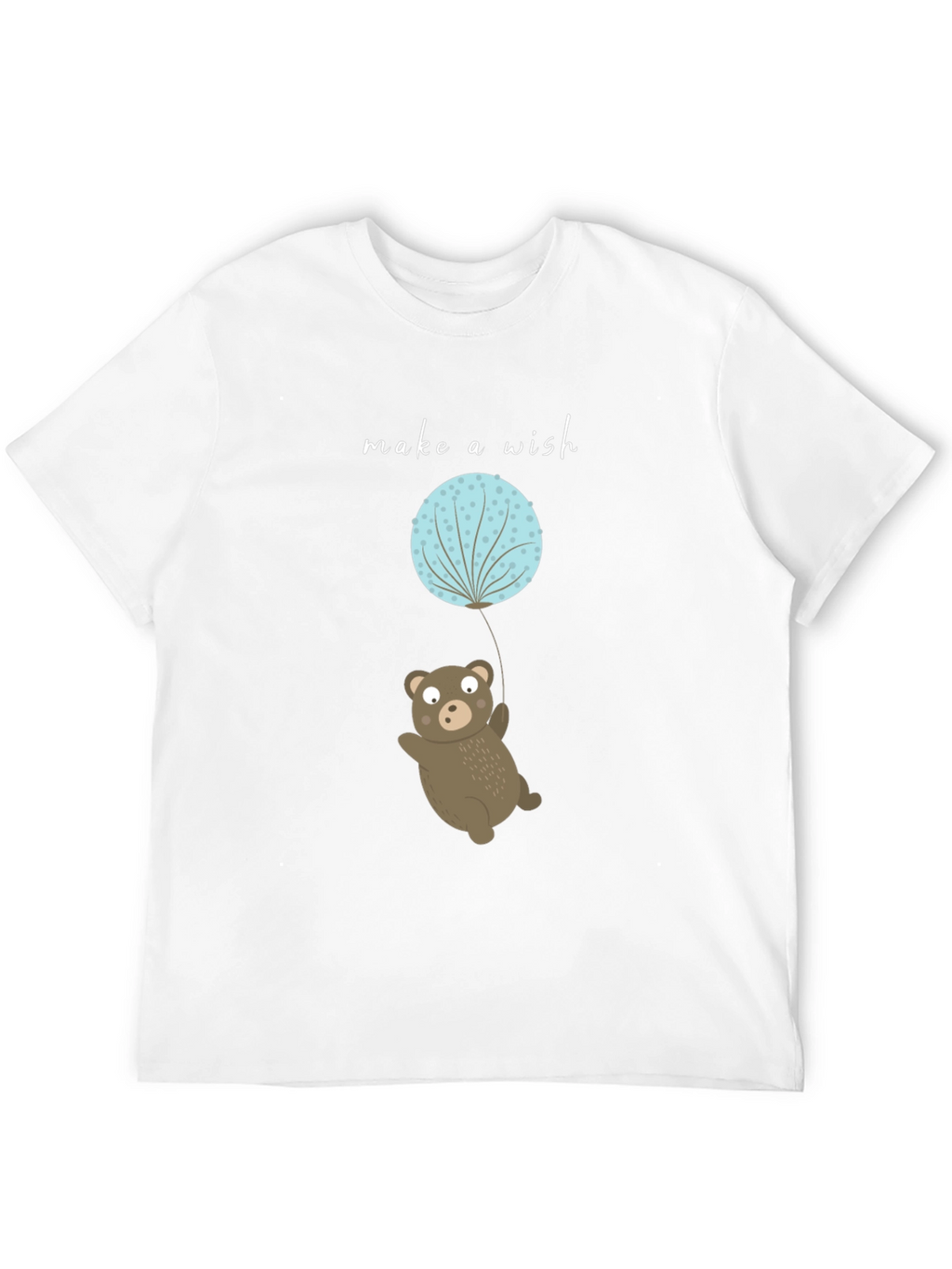 Make a Wish Bear Tee - Cute Graphic T-Shirt