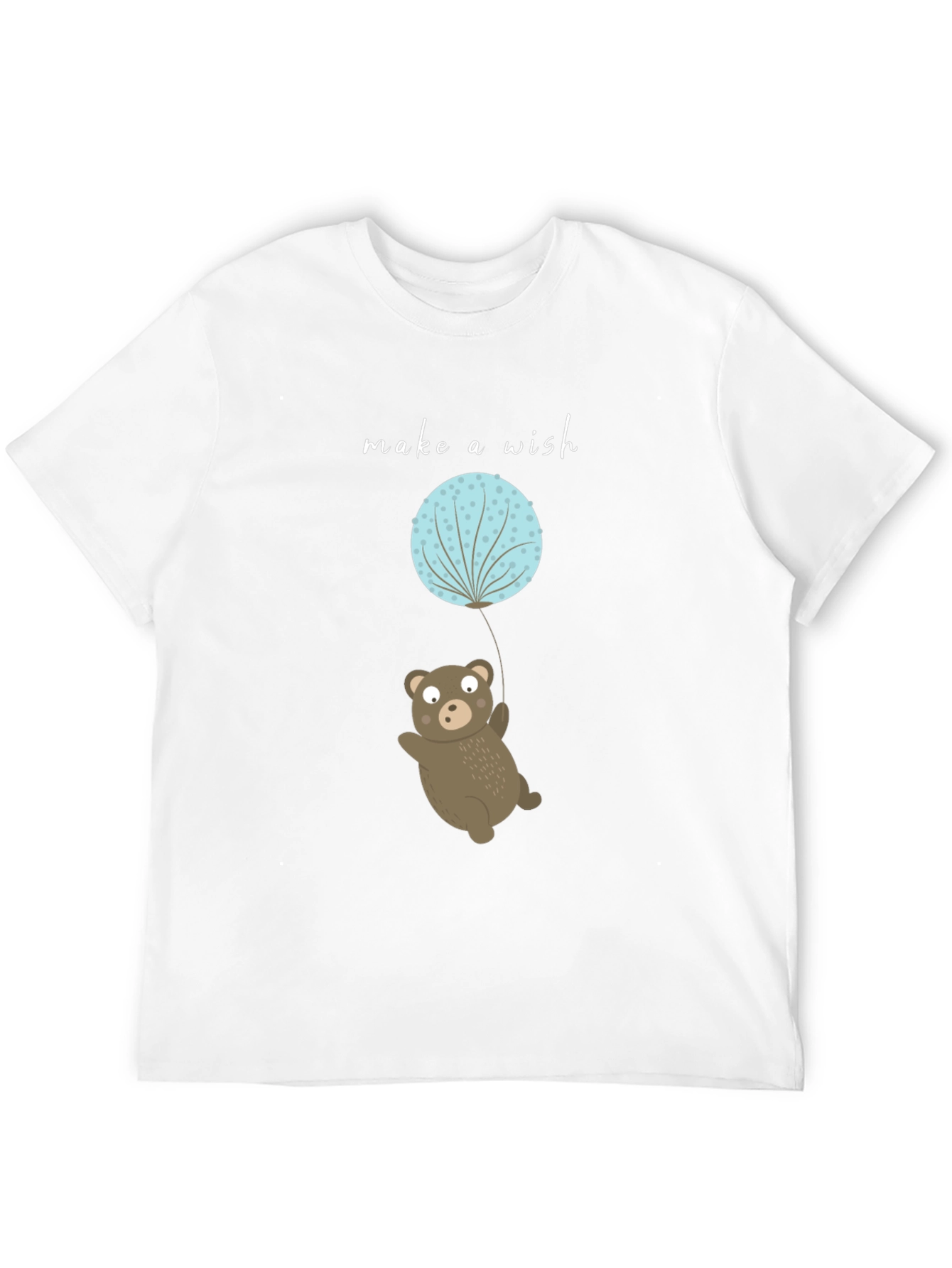 Make a Wish Bear Tee - Cute Graphic T-Shirt