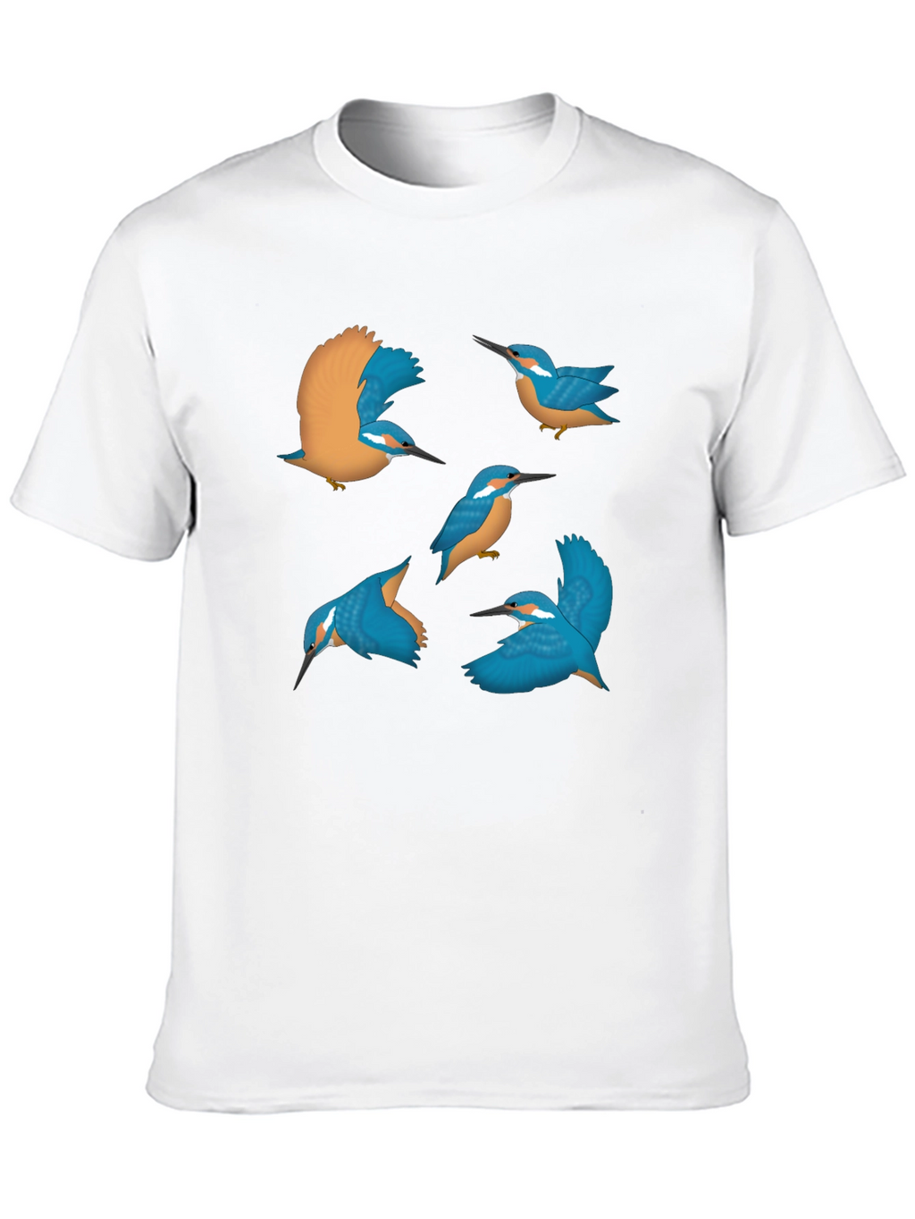 Kingfisher Graphic Tee - Nature Inspired Design