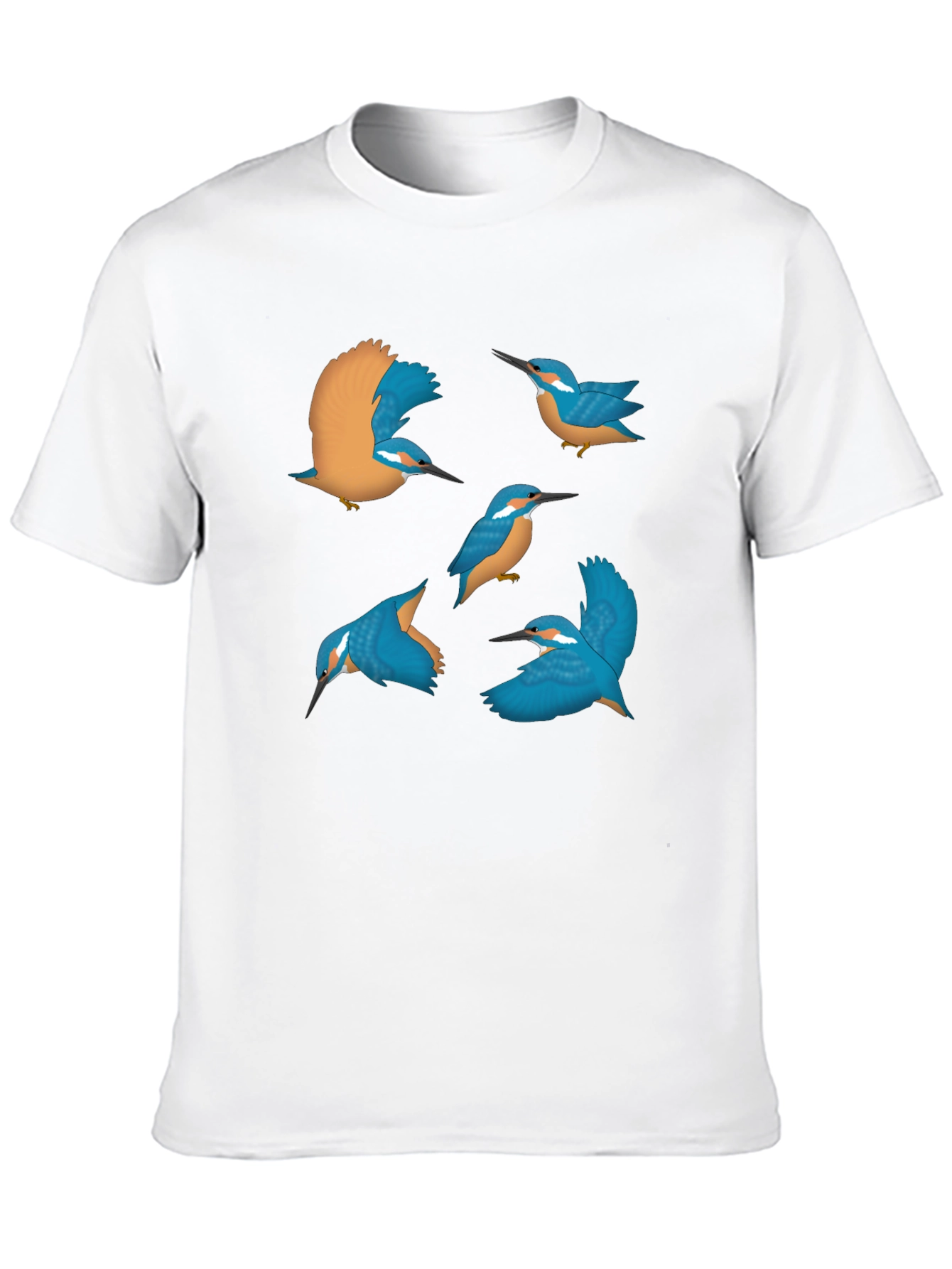 Kingfisher Graphic Tee - Nature Inspired Design