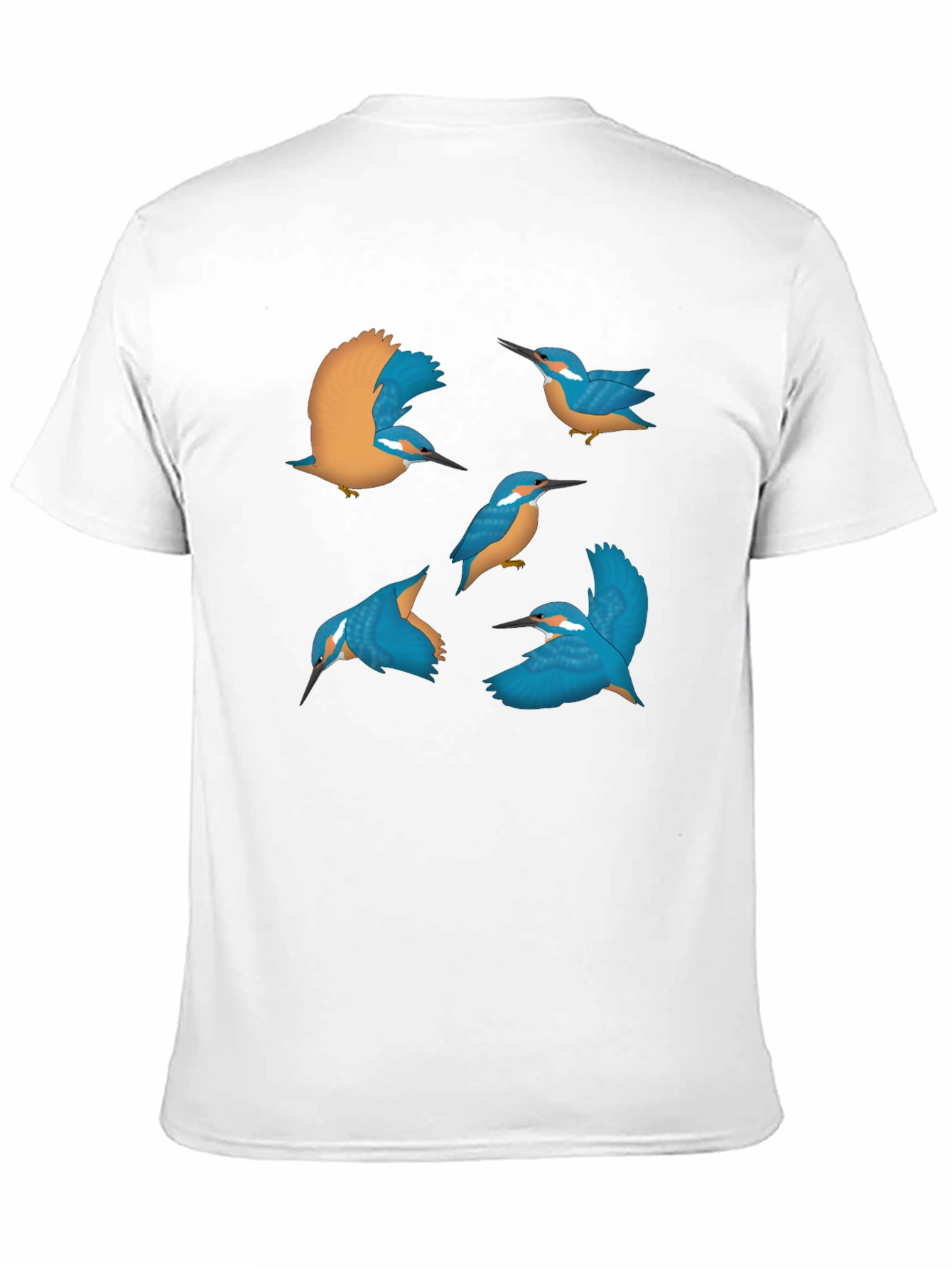 Kingfisher Graphic Tee - Nature Inspired Design