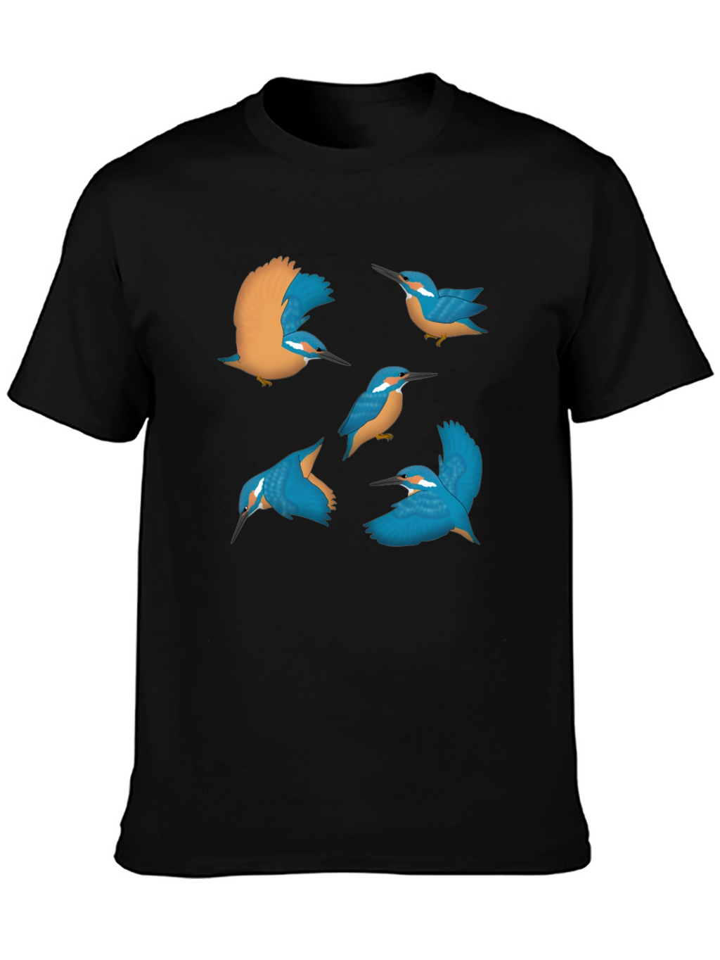 Kingfisher Graphic Tee - Nature Inspired Design
