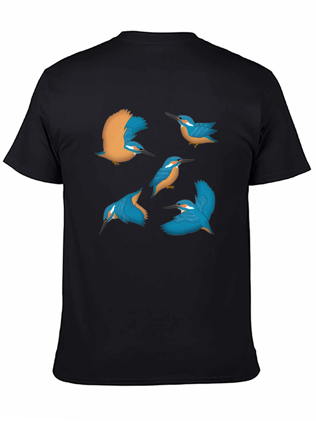 Kingfisher Graphic Tee - Nature Inspired Design