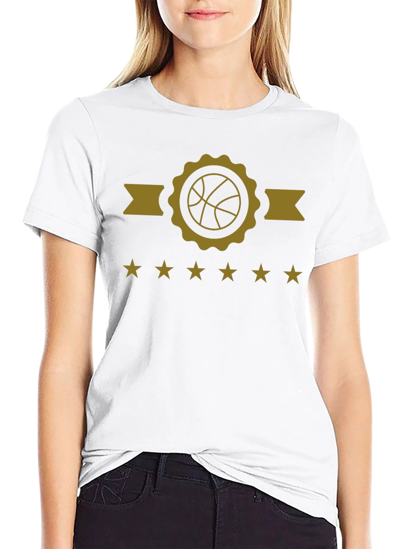 Basketball Star Rating Black T-Shirt