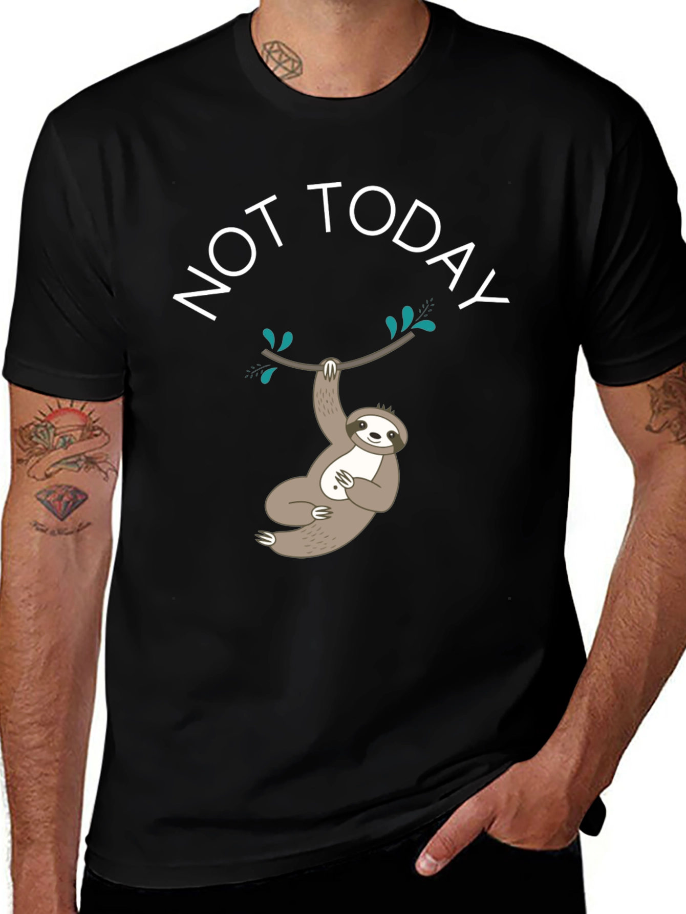 Not Today Sloth Graphic Tee