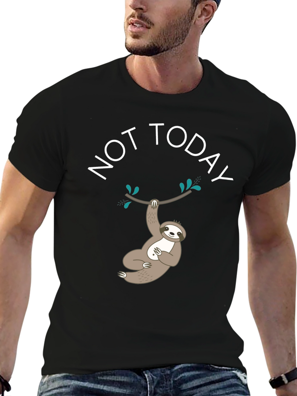 Not Today Sloth Graphic Tee