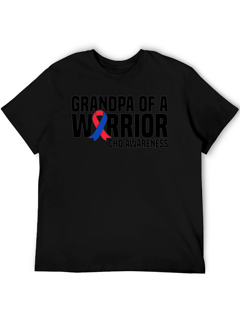 Grandpa of a Warrior CHD Awareness T-Shirt