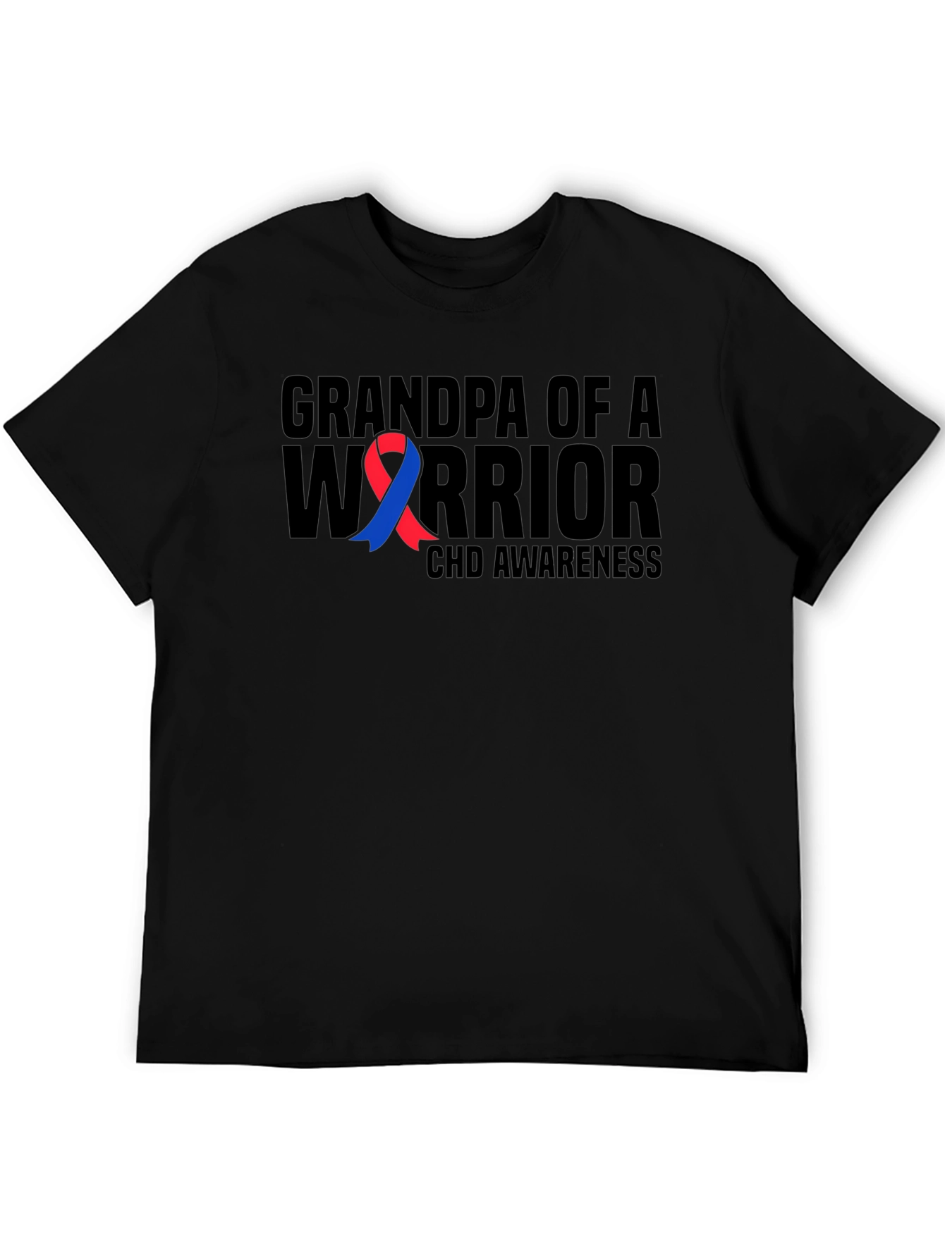 Grandpa of a Warrior CHD Awareness T-Shirt