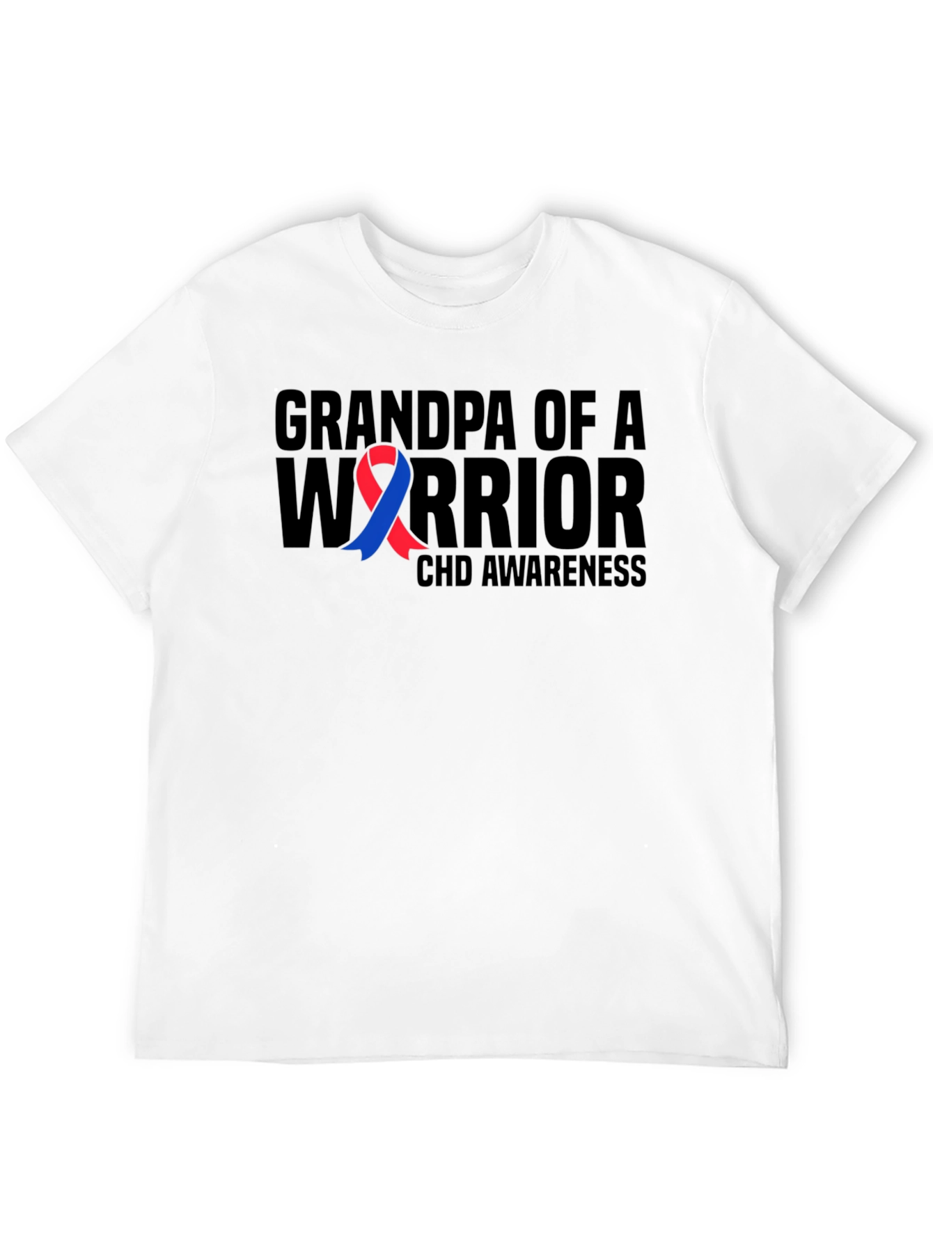 Grandpa of a Warrior CHD Awareness T-Shirt