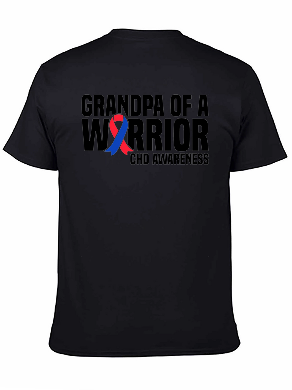 Grandpa of a Warrior CHD Awareness T-Shirt