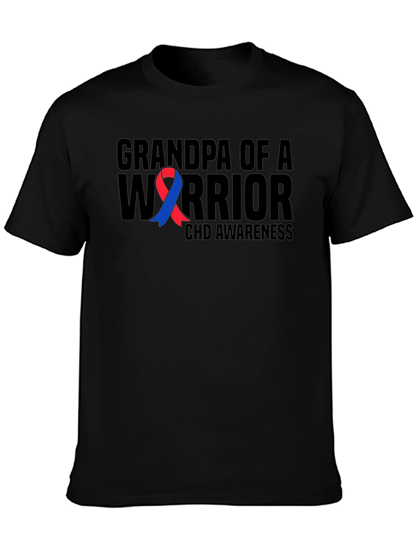 Grandpa of a Warrior CHD Awareness T-Shirt